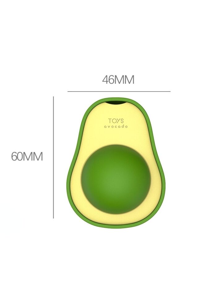 Doğal Kedi Nanesi (avokado Tasarımlı Kedi Yalama Topu) Avocado Catnip Tek Ebat