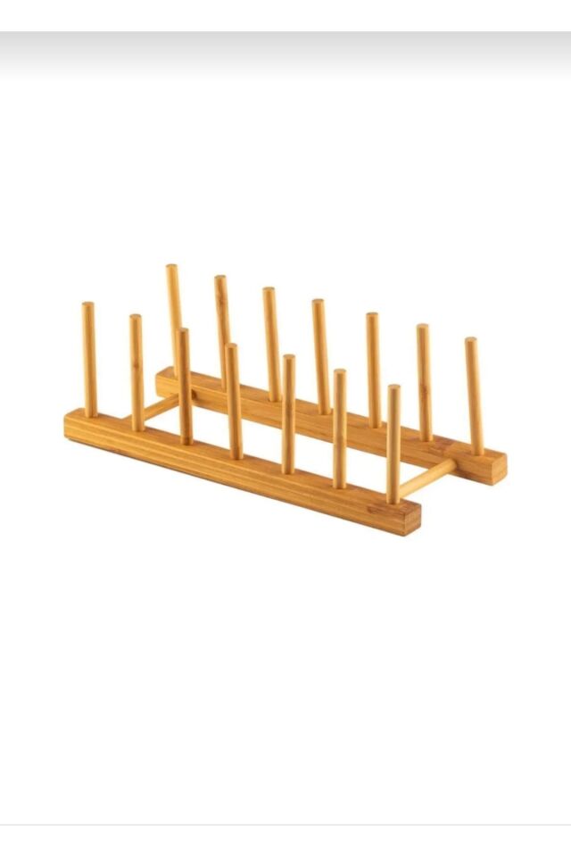 Ahşap Mutfak Organizeri, Ahşap Mutfak Düzenleyici, Ahşap Tabaklık, Ahşap Bardaklık, 28x10 koza gift