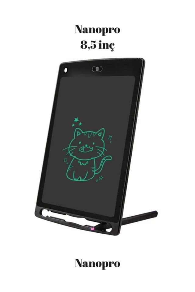 Nanopro Oyuncak Tablet-writing Tablet- Oyuncak Tablet siyah - Tek Ebat