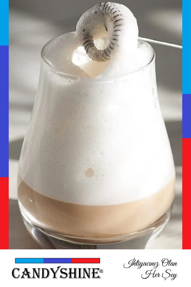 Mini Karıştırıcı Süt Köpürtücü El Mikseri Pilli Çırpıcı Blender