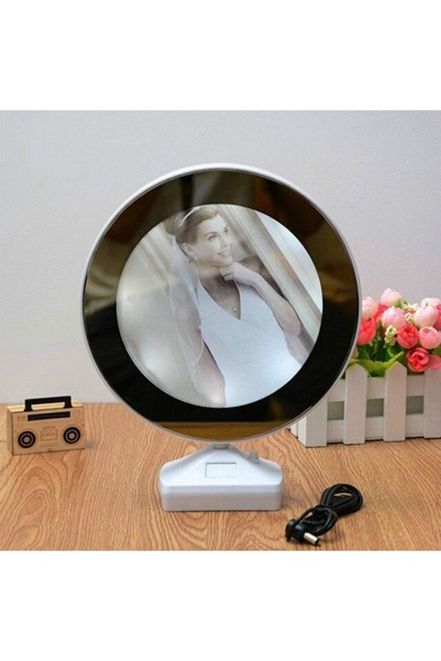 Kişiye Özel Sihirli Ayna Fotoğraf Çerçevesi Renkli Fotoğraflı
