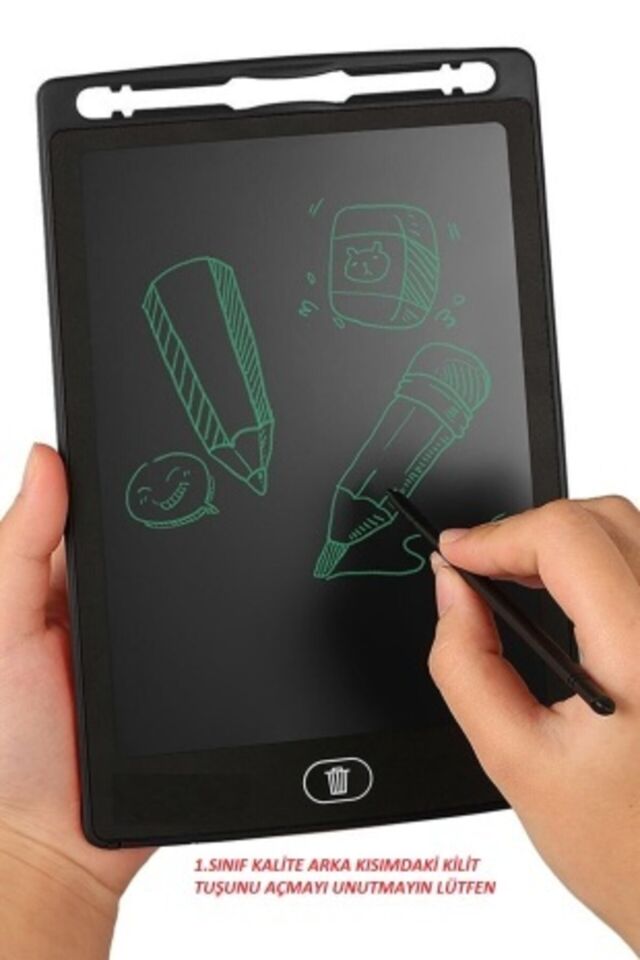 Jb Grafik Digital Çocuk Yazı Çizim Tableti Lcd 8.5 Inc Ekranlı Bilgisayar Kalemli Pemeb Karışık - Tek Ebat