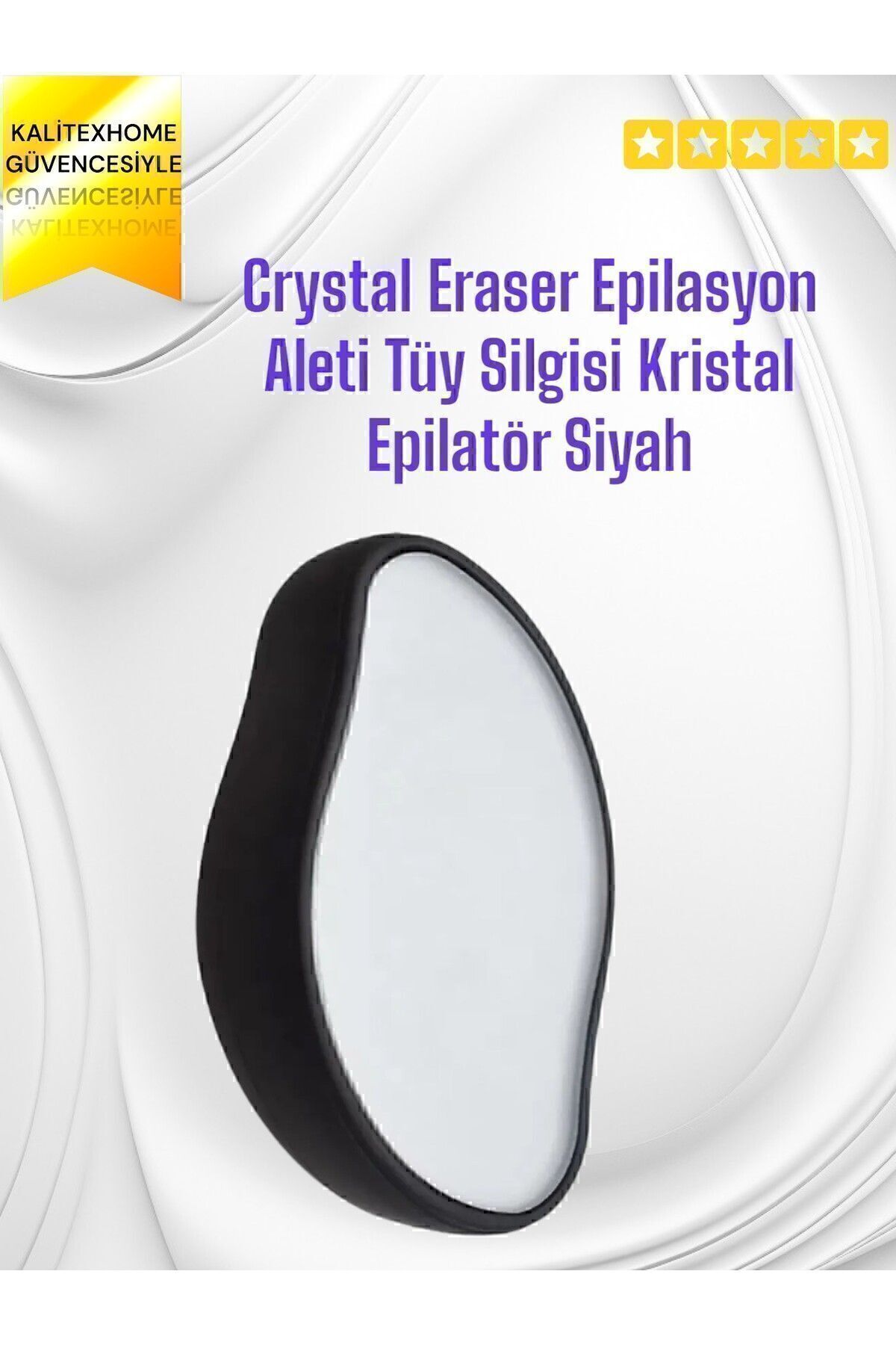 Desiderata Crystal Eraser Epilasyon Aleti Tüy Silgisi Kristal Epilatör Siyah