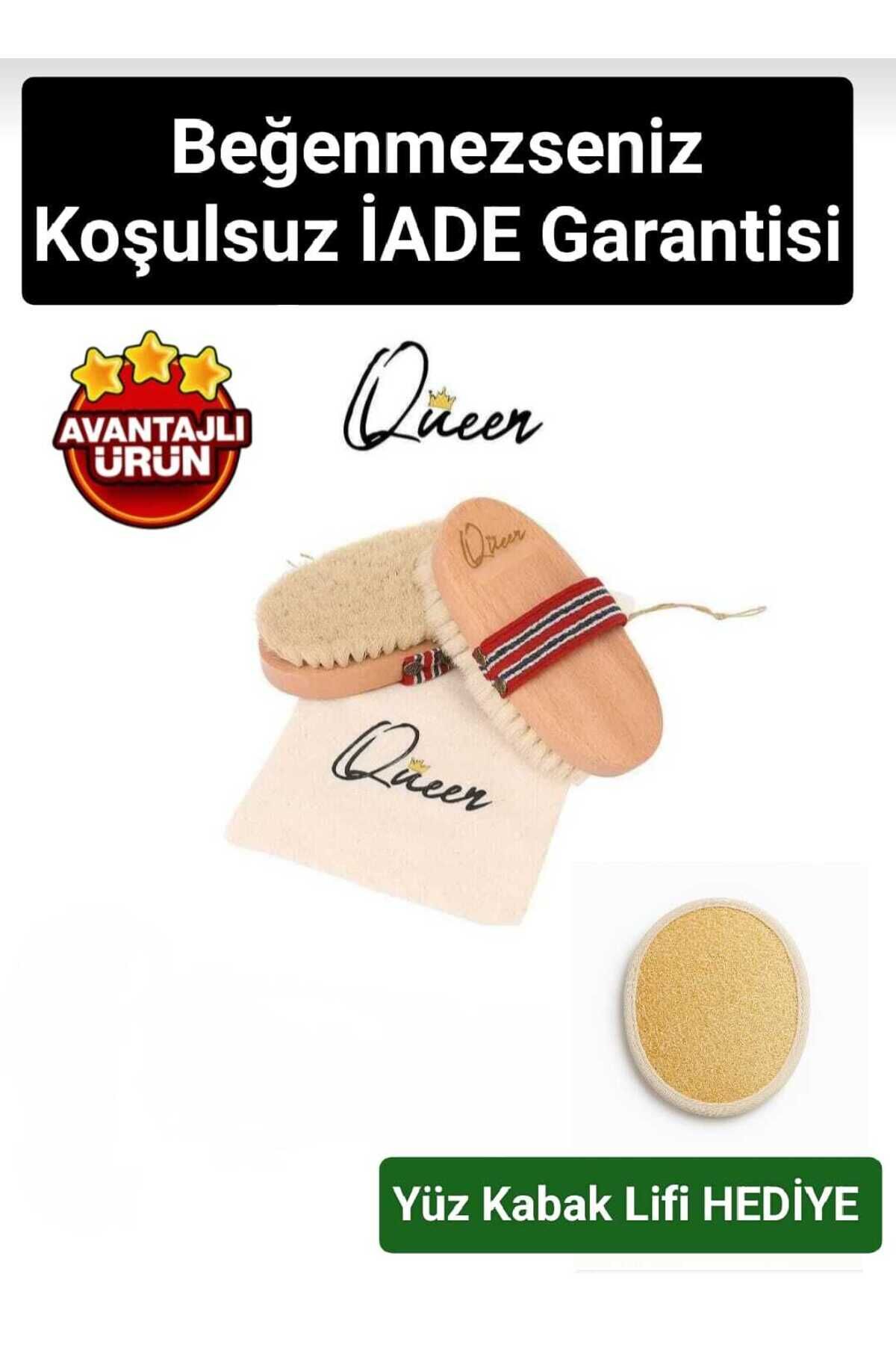%100 Doğal At Kılı Selülit Fırçası (SAKLAMA KESESİ HEDİYE)