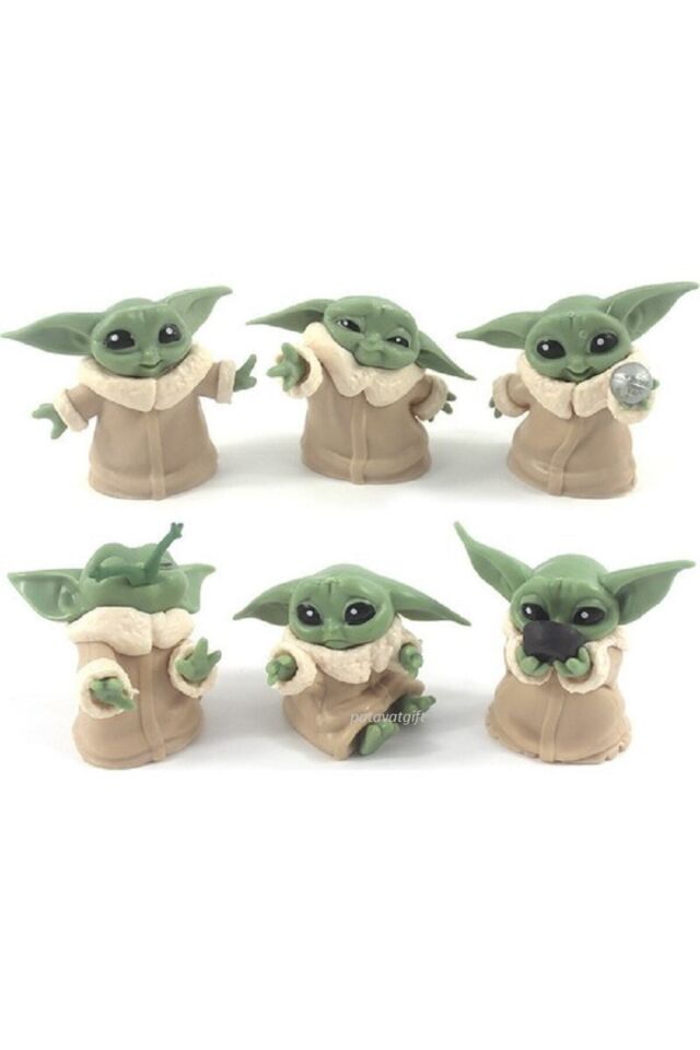 Baby Yoda 6lı Set Figür Biblo 6 Adet Figür TeknoClass