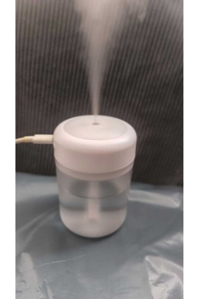 H2o Led Işıklı Mini Oda Hava Nemlendirici Ve Taşınabilir Buhar Makinesi
