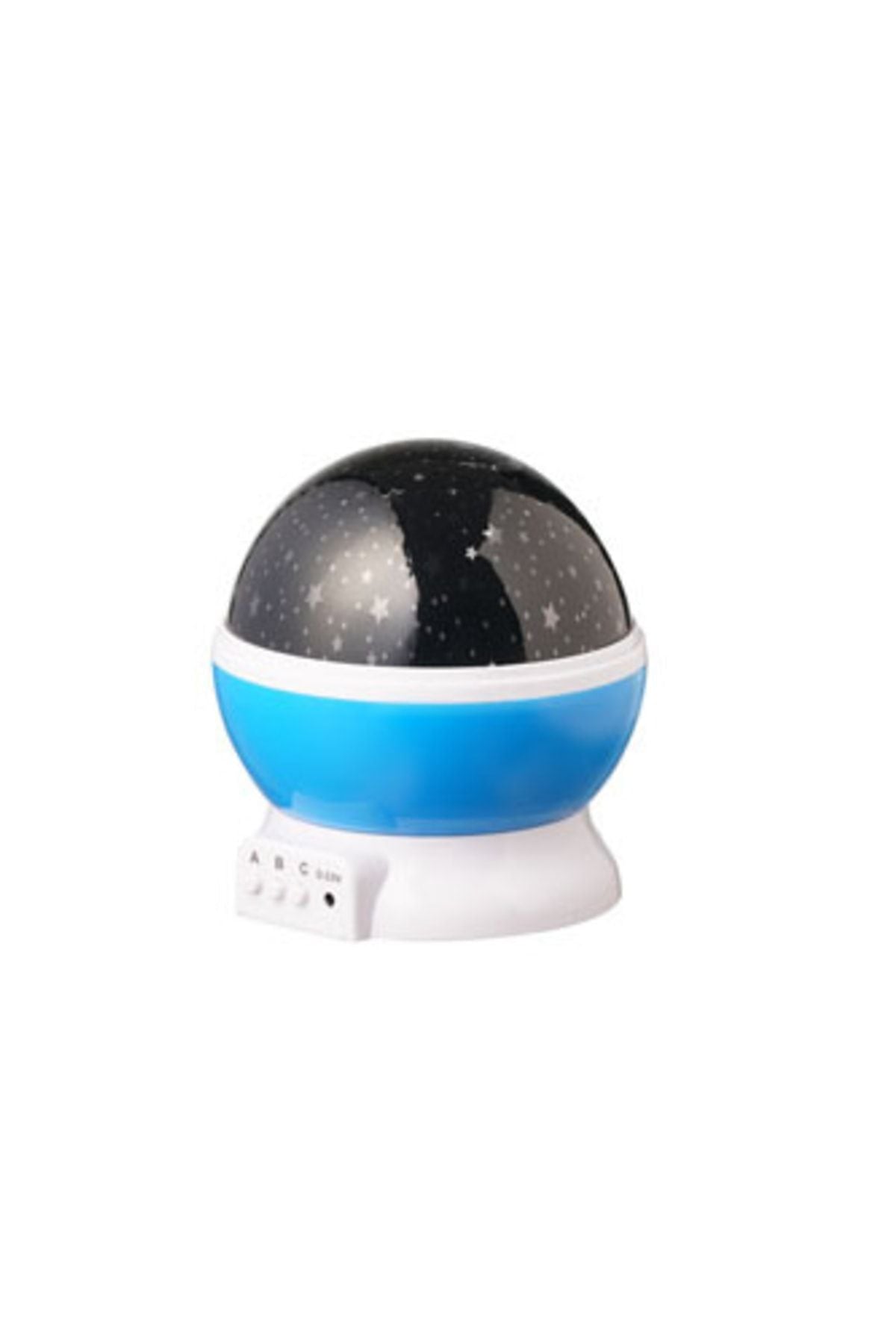 Renkli Yıldızlı Gökyüzü Projeksiyon Gece Lambası Masa Lambası Gökyüzü Ay Yıldız Lamba