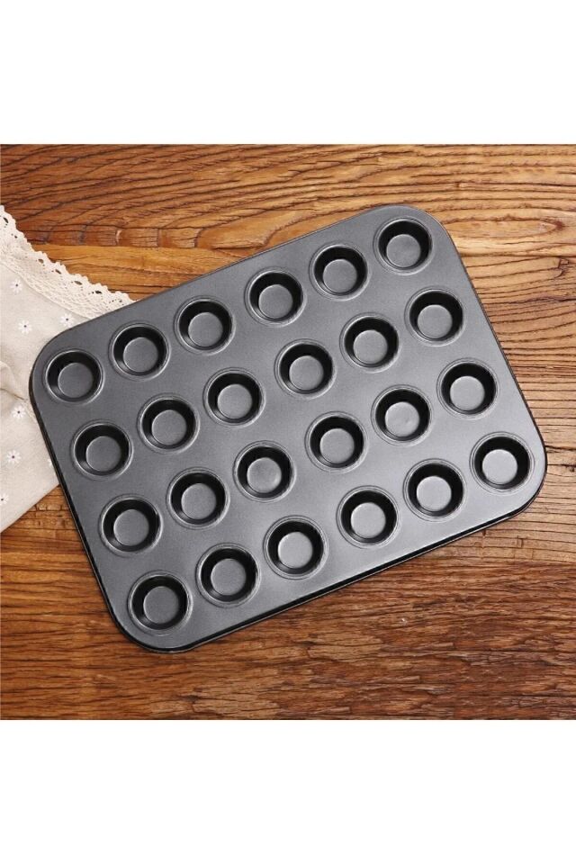 Muffin Kalıbı 24 Bölmeli Tartolet Kalıbı 24lü Kek Kalıbı Çok Amaçlı Kalıp