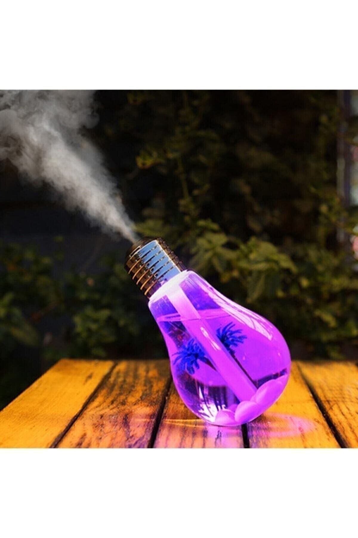 Led Işıklı Ampül Hava Nemlendirici Buhar Makinası Humidifier