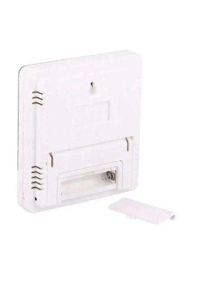 Dijital Termometre Higrometre Hava Istasyon Oda Iç Dış Mekan Sıcaklık Nem Ölçer Lcd Saat Alarm