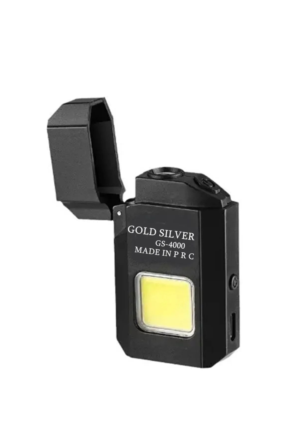 Şarjlı Çakmak USB Şarjlı LED Fener M Serisi Kamp Çakmağı COB Led CE Rüzgardan Etkilenmez