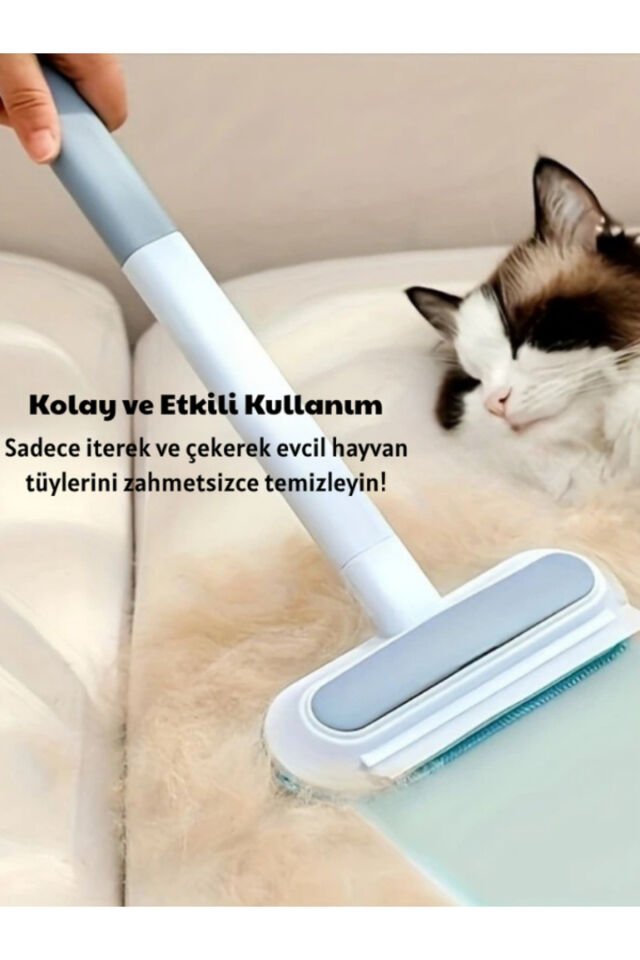 Patiroll Kedi-Köpek Tüy Temizleme Sihirli Fırça 4ü1 Arada Tek Ebat