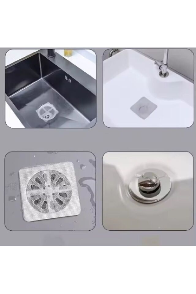 5 ADET Pratik Banyo Gider Süzgeci Saç Yakalayıcı Süzgeç Banyo Duş Gider Tıkanık Önleyici Süzgeç