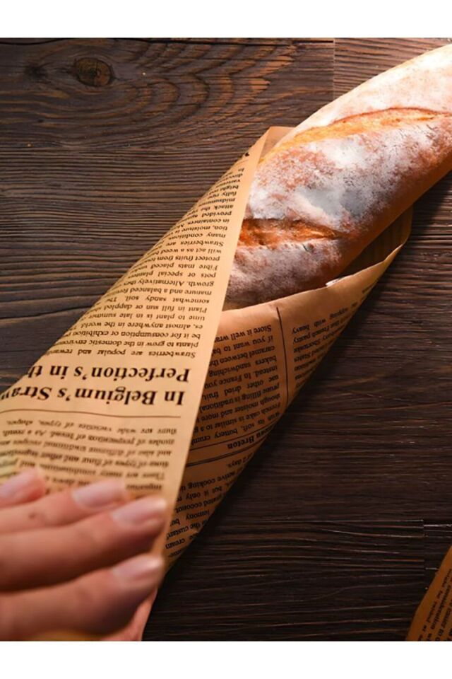 Kendinden Desenli Pinterest Yağlı Kağıt | 50 Adet Vintage Gazete Desen Sunum Kağıdı Koza Gift
