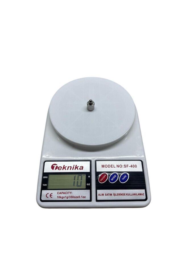 Sf400-10 Kg Dijital Mutfak Tartısı Terazisi Lcd Ekran Ile Hassas Ölçüm