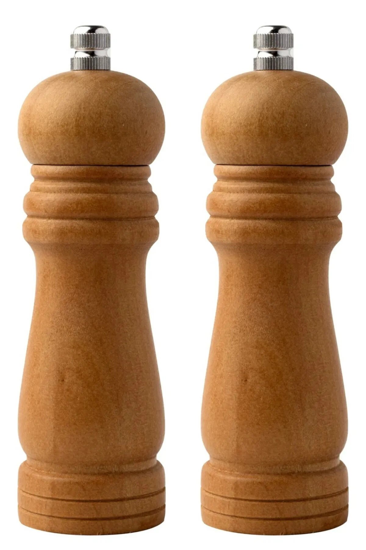 Bambu Gövdeli Komple Ahşap Tuz Karabiber Değirmeni Baharat Öğütücüsü Orta Boy 16 Cm CÖDEL