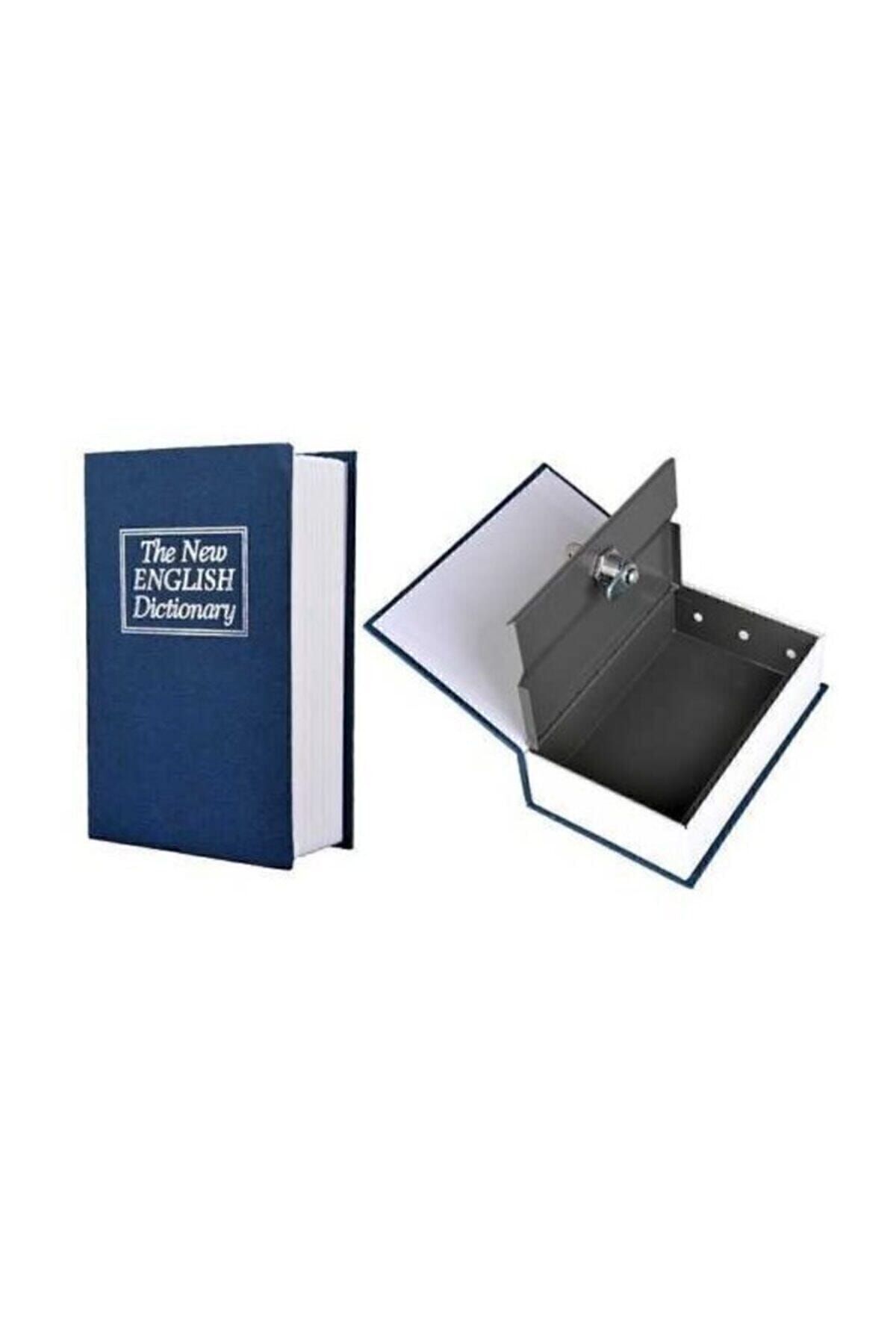 Büyük Boy Anahtarlı Kitap Görünümlü Gizli Kasa Tek Ebat - 21 x 21