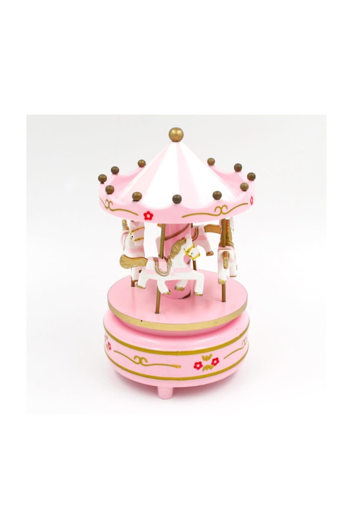 Nostaljik Atlı Karınca Pembe Müzik Kutusu Hediye Paketli Ve Notlu
