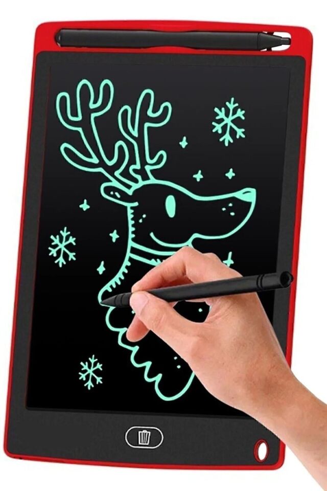 Writing Tablet Lcd 8.5 Inç Dijital Kalemli Çizim Yazı Tahtası Grafik Not Yazma Eğitim Tableti