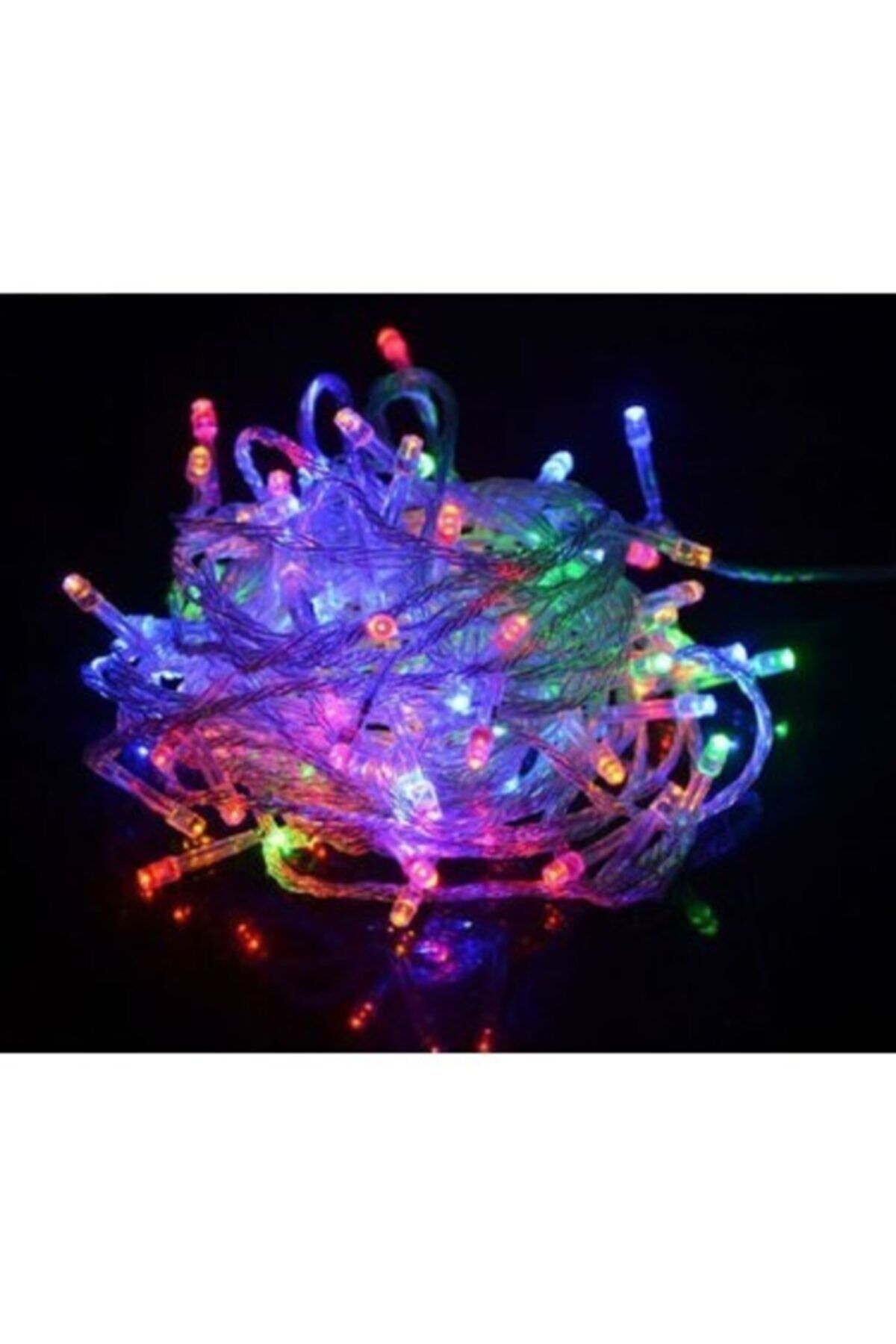 Rgb Renkli Dekoratif Ip Led Işık 10 Metre 100 Ledli Animasyonlu No Color - Tek Ebat