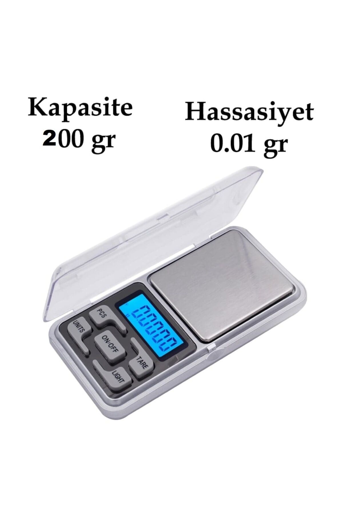 Dijital Hassas Elektronik Kuyumcu Cep Terazisi Tartı 200 gr / 0.01 gr