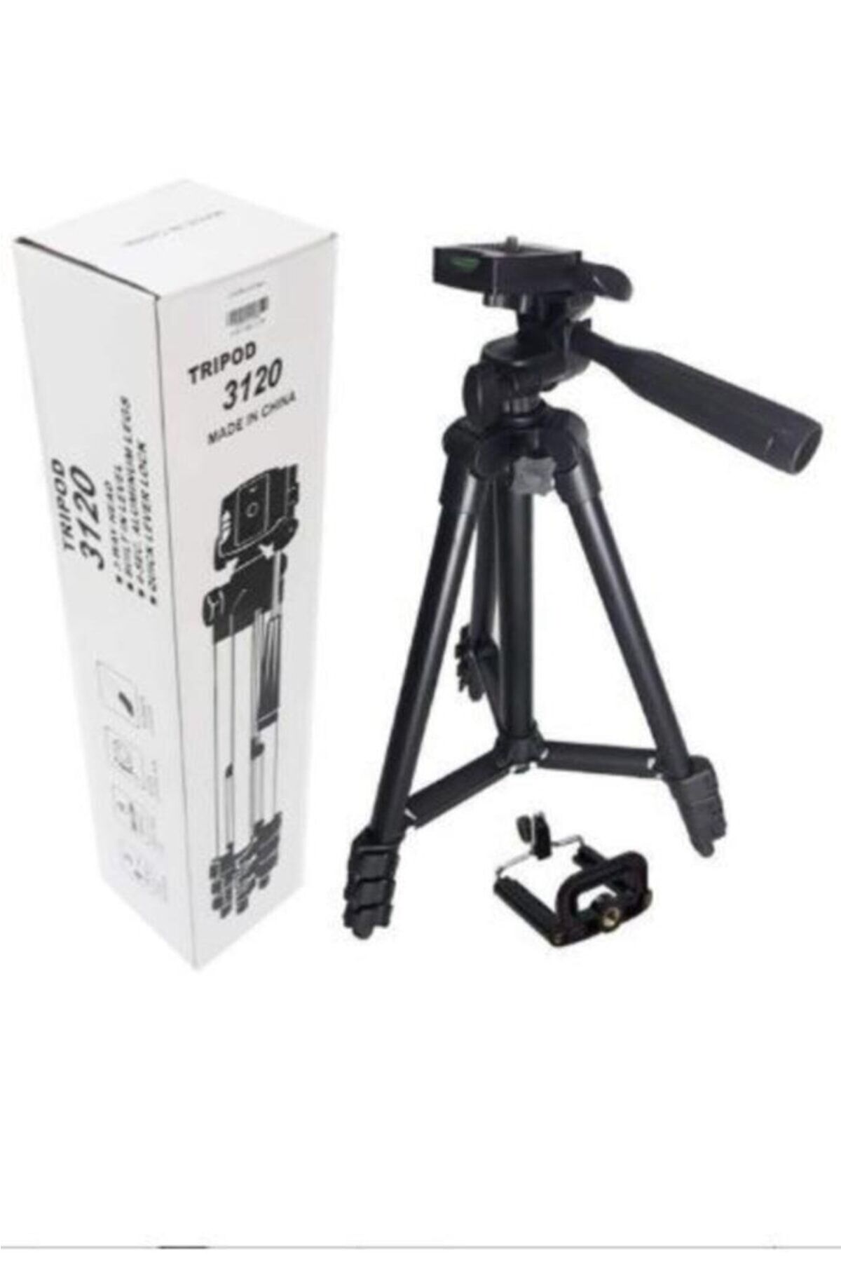 Profesyonel Kamera Telefon Tripod Tf-3120 102 Cm siyah - Tek Ebat
