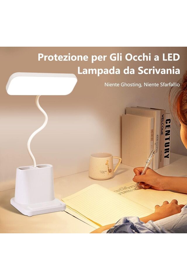 20 Led Çalışma Okuma Işığı Kademeli Masa Lambası