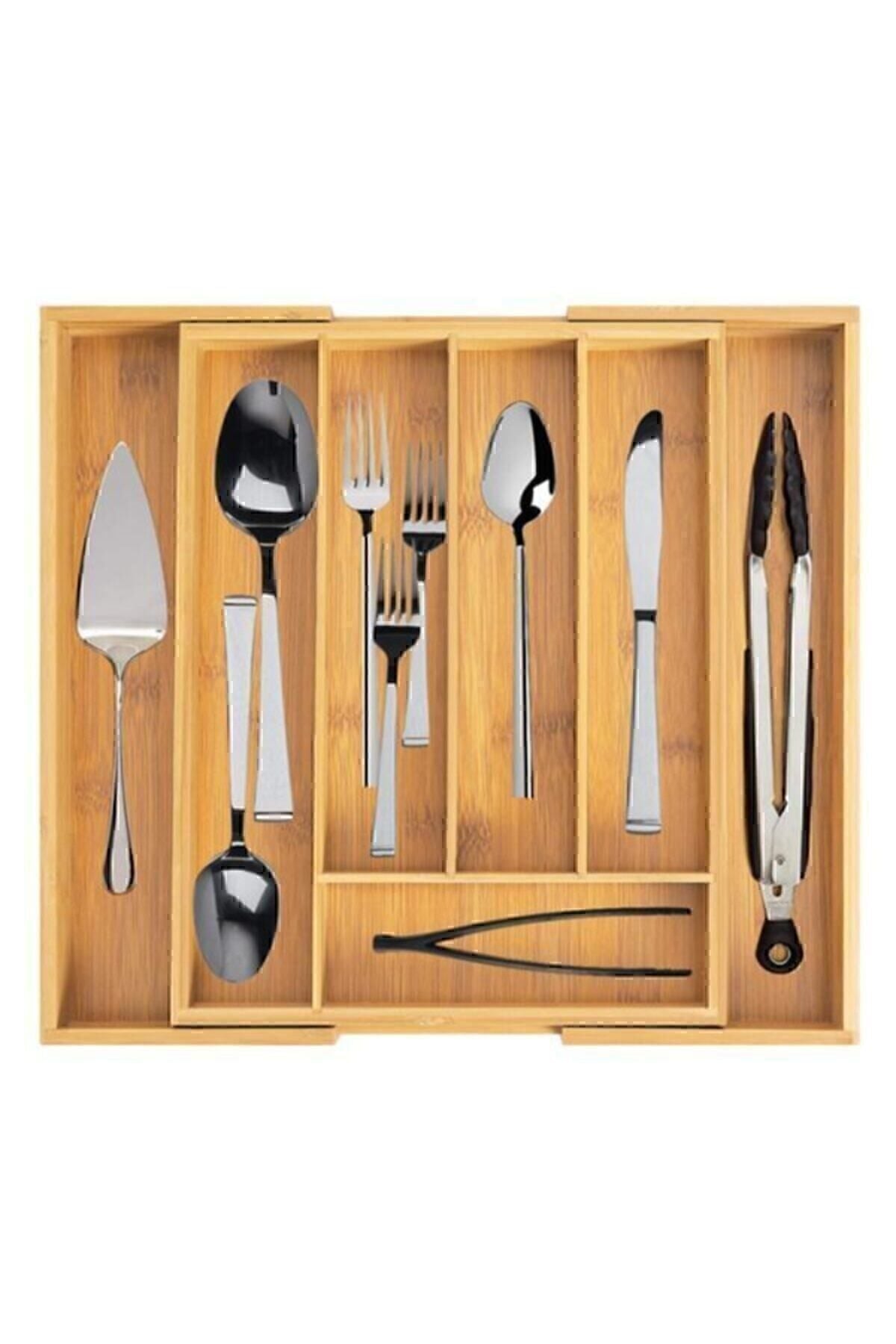 New Çavdar Group Bambu Açılır Bölmeli Çekmece Içi Kaşıklık Fma896796