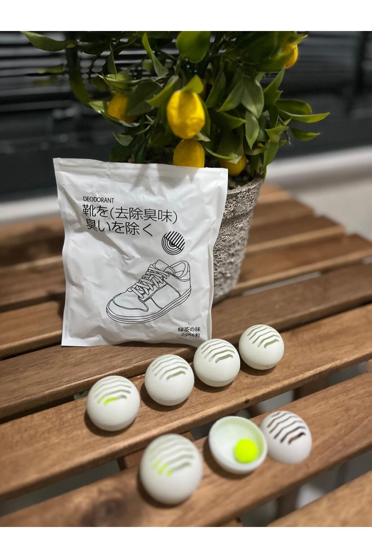 Fresh Yasemin Kokulu Koku Giderici Top - Ayakkabı, Çamaşır Sepeti Ve Dolap Için (6'LI PAKET) Tek Ebat