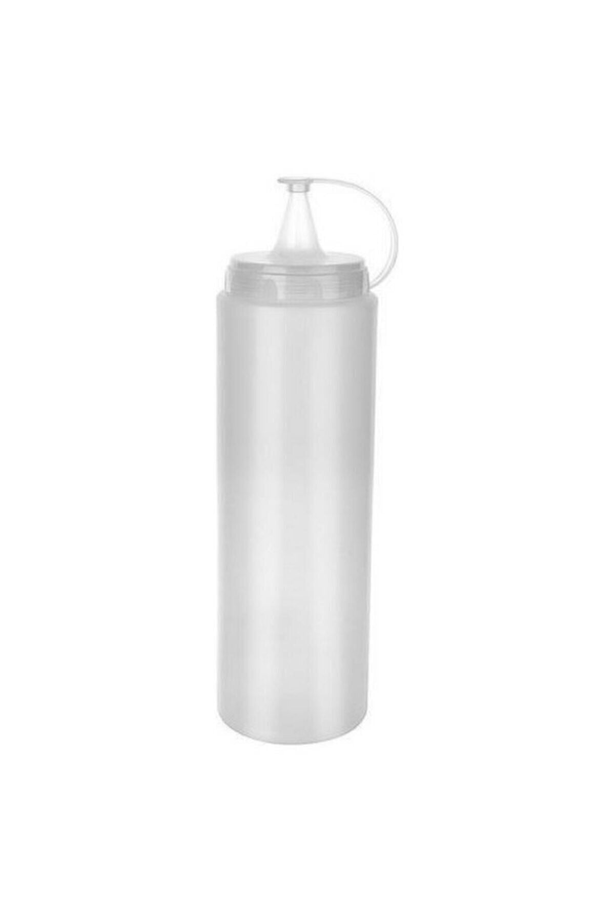 Plastik Yağlık Sosluk Şişesi 750 ml Şeffaf Yağdanlık Şişe Plastik