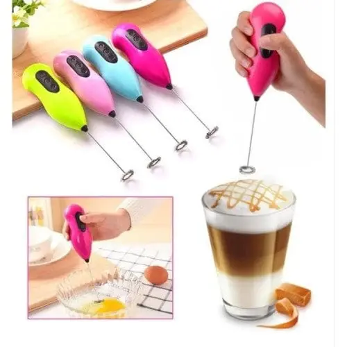 Mini Pilli Portatif Karıştırıcı Mikser