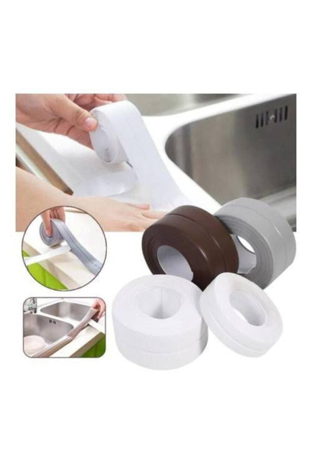 Su Sızdırmaz Bant Mutfak Banyo Duvar Küvet Lavabo Kenar Bandı Ev Iş Ofis Sızdırmazlık Bantı