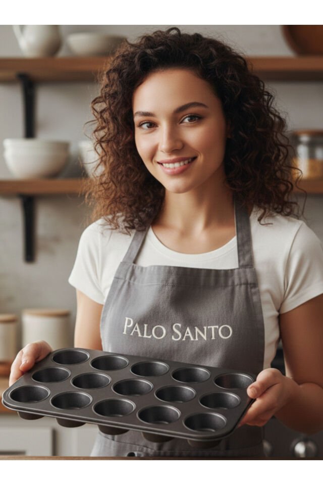 Palo Santo 12'li Yanmaz Yapışmaz Muffin Kek Kalıbı