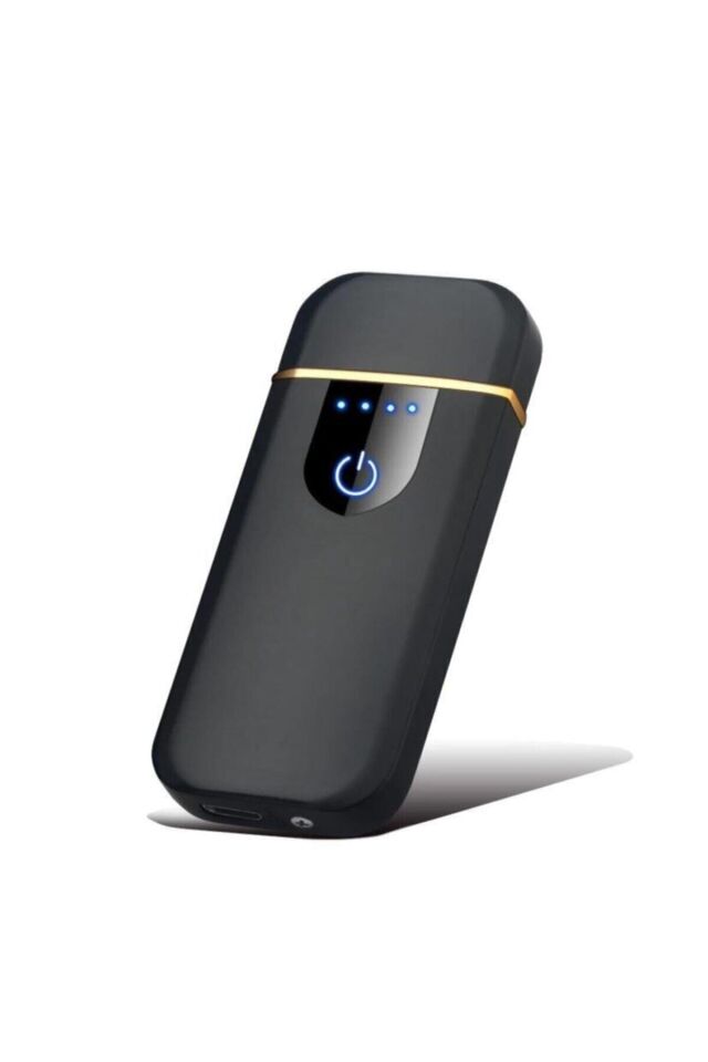 Parmak Izi Dokunmatik Çakmak Usb Şarj Anti-rüzgar Elektronik Çakmak