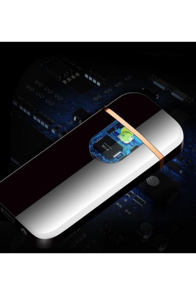 Parmak Izi Dokunmatik Çakmak Usb Şarj Anti-rüzgar Elektronik Çakmak