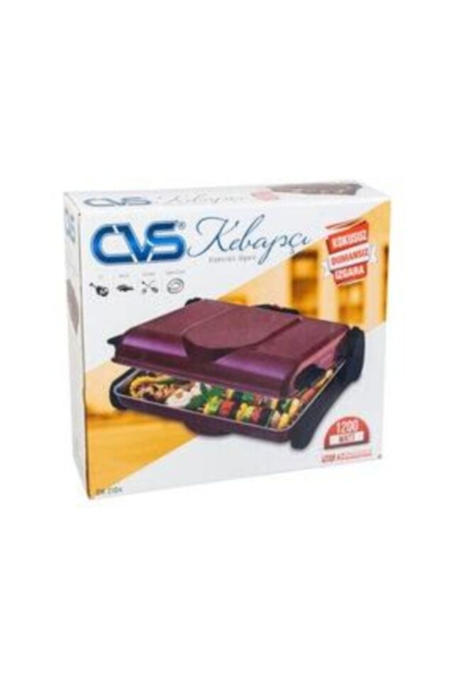 Marka DN 2104 Kebabçı Model MOR Renk Elektrikli Izgara WRHDR2104 Bordo - Tek Ebat