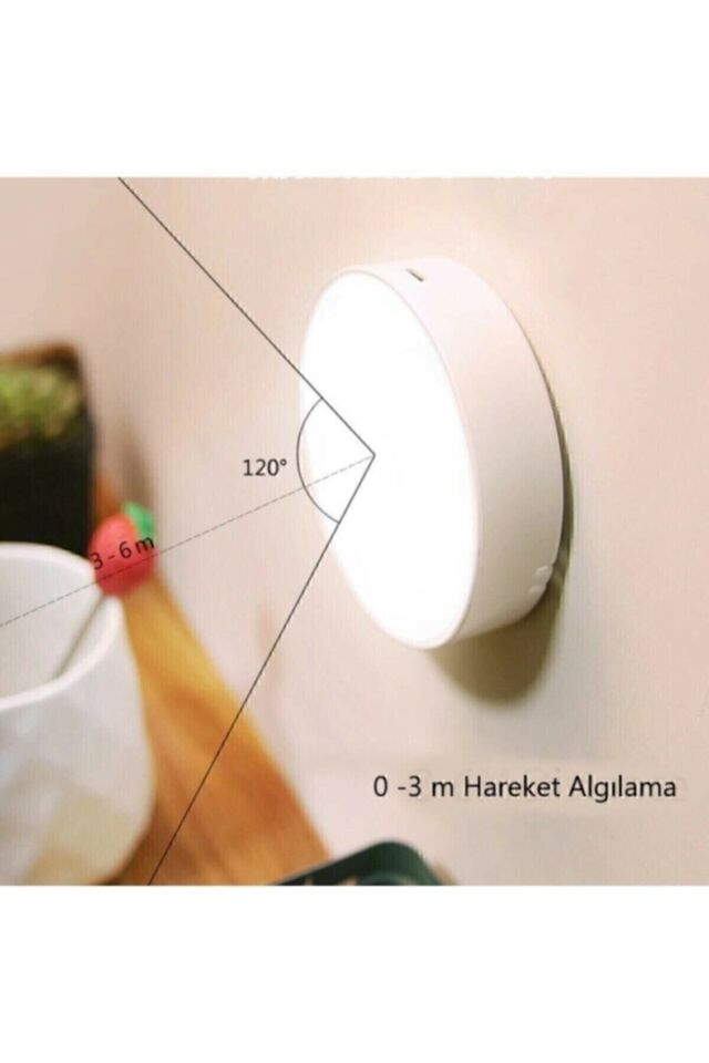 Şarjlı Hareket Sensörlü Mıknatıslı Dolap Içi Led Aydınlatma Spot Led Işık