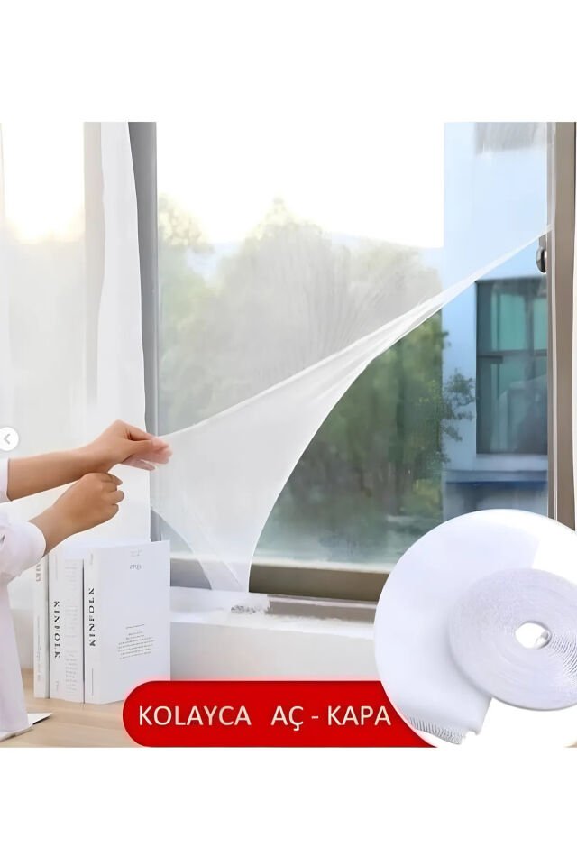 Cırt Cırtlı Tek Kanat Pencere Sineklik