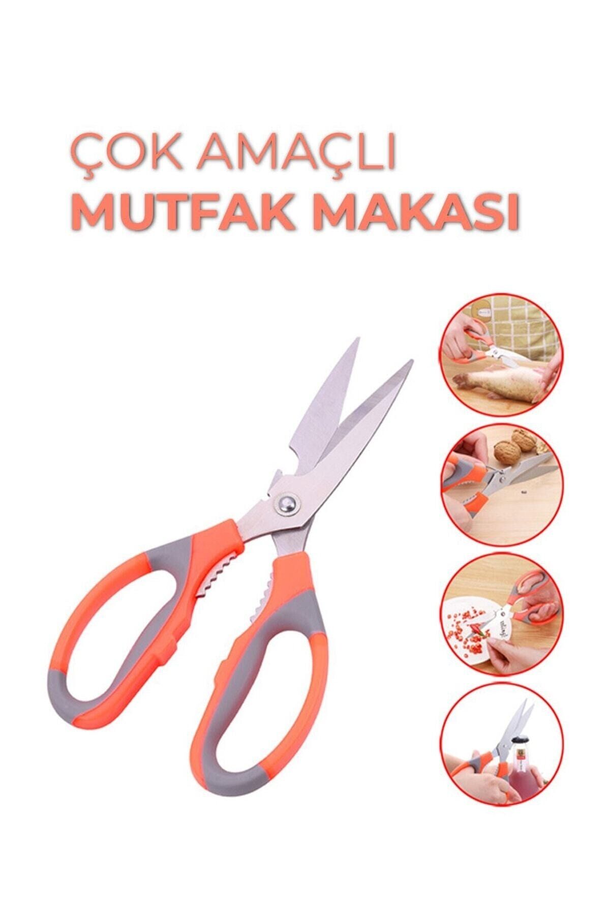 Paslanmaz Çelik Et, Tavuk, Börek Doğrama Makası Tek Ebat