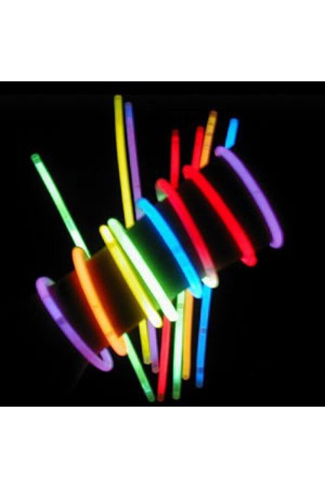 Fosforlu Çubuk , Karanlıkta Parlayan Neon Çubuk , Parti Çubuğu (50 ADET) Koza Gift Tek Ebat