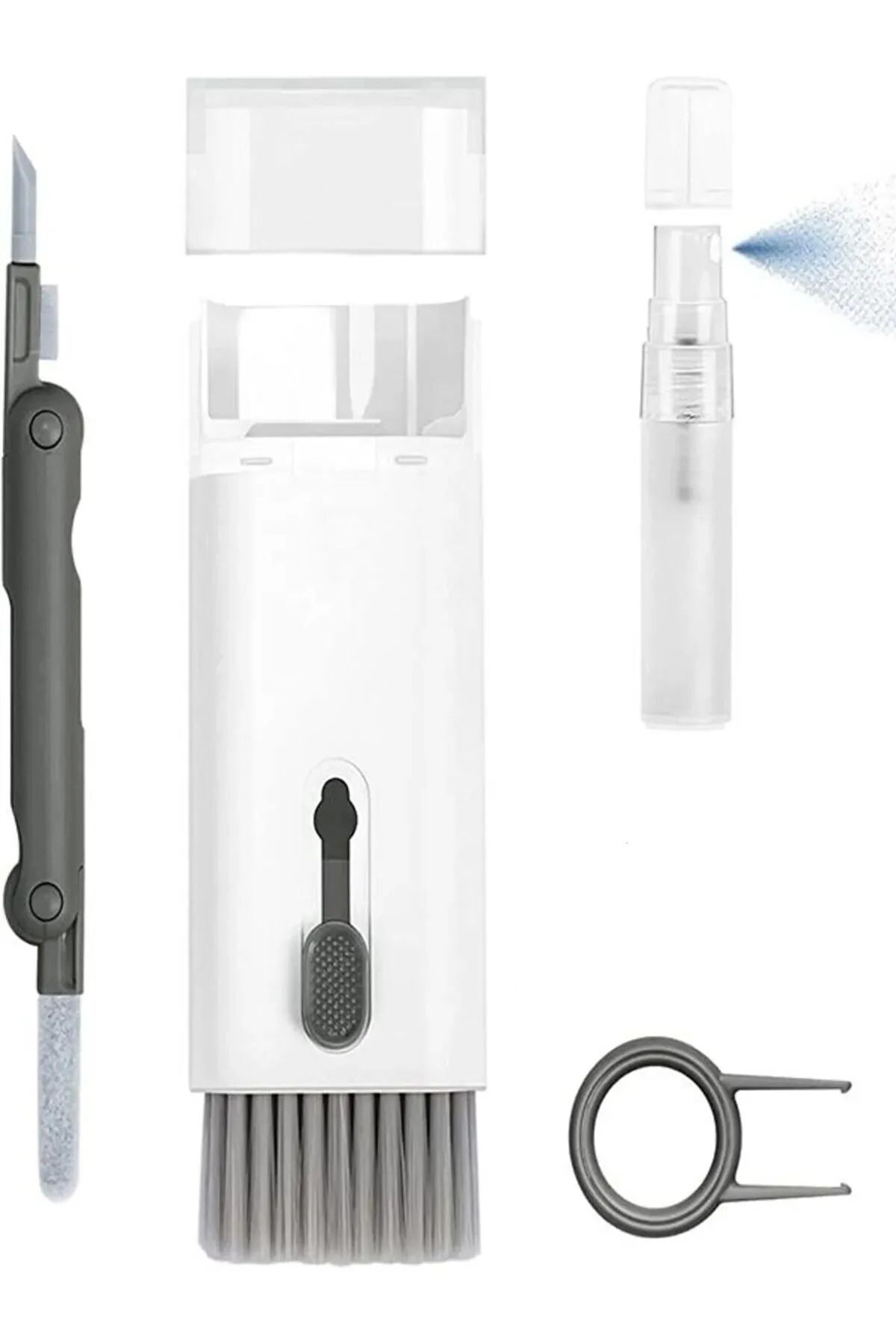 7 İn 1 Çok Fonksiyonlu Kit Ekran Bilgisayar Laptop Klavye, Telefon, Kulaklık Airpod Temizleyici Kiti Tek Ebat