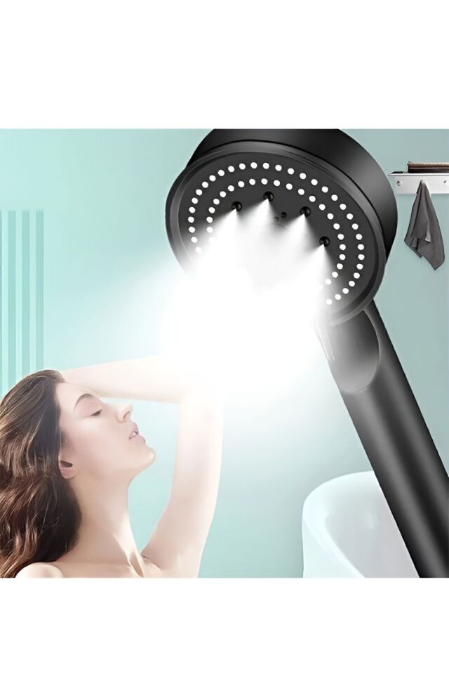 5 Fonksiyonlu Yüksek Basınçlı Ayarlanabilir Turbo Fan Duş Başlığı