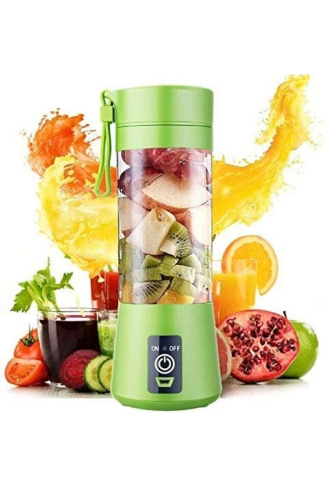 Mor Şarj Edilebilir Katı Meyve Mikseri Taşınabilir Blender
