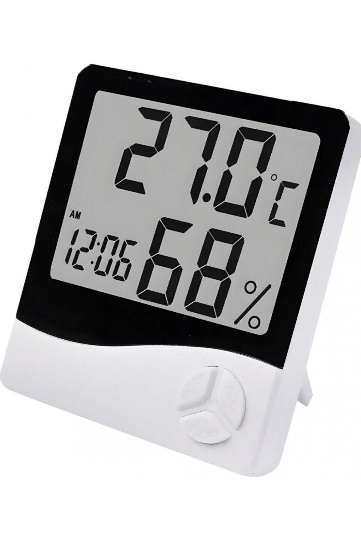 Derece Termometre Htc1 Isı Nem Alarm Mini Dijital Termometre Nem Ölçer Oda Sıcaklığı Iç Mekan Bebek Tek Ebat - 10 x 10