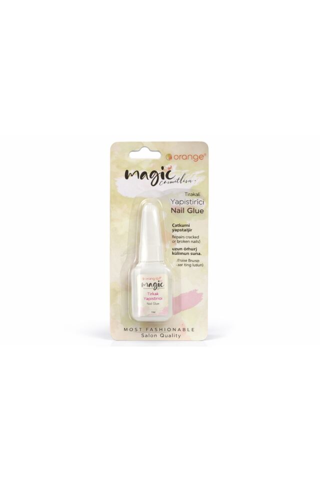 Magic Tırnak Yapıştırıcısı Fırçalı – Takma Tırnak ve Kırık Tırnak Onarıcı Nail Glue
