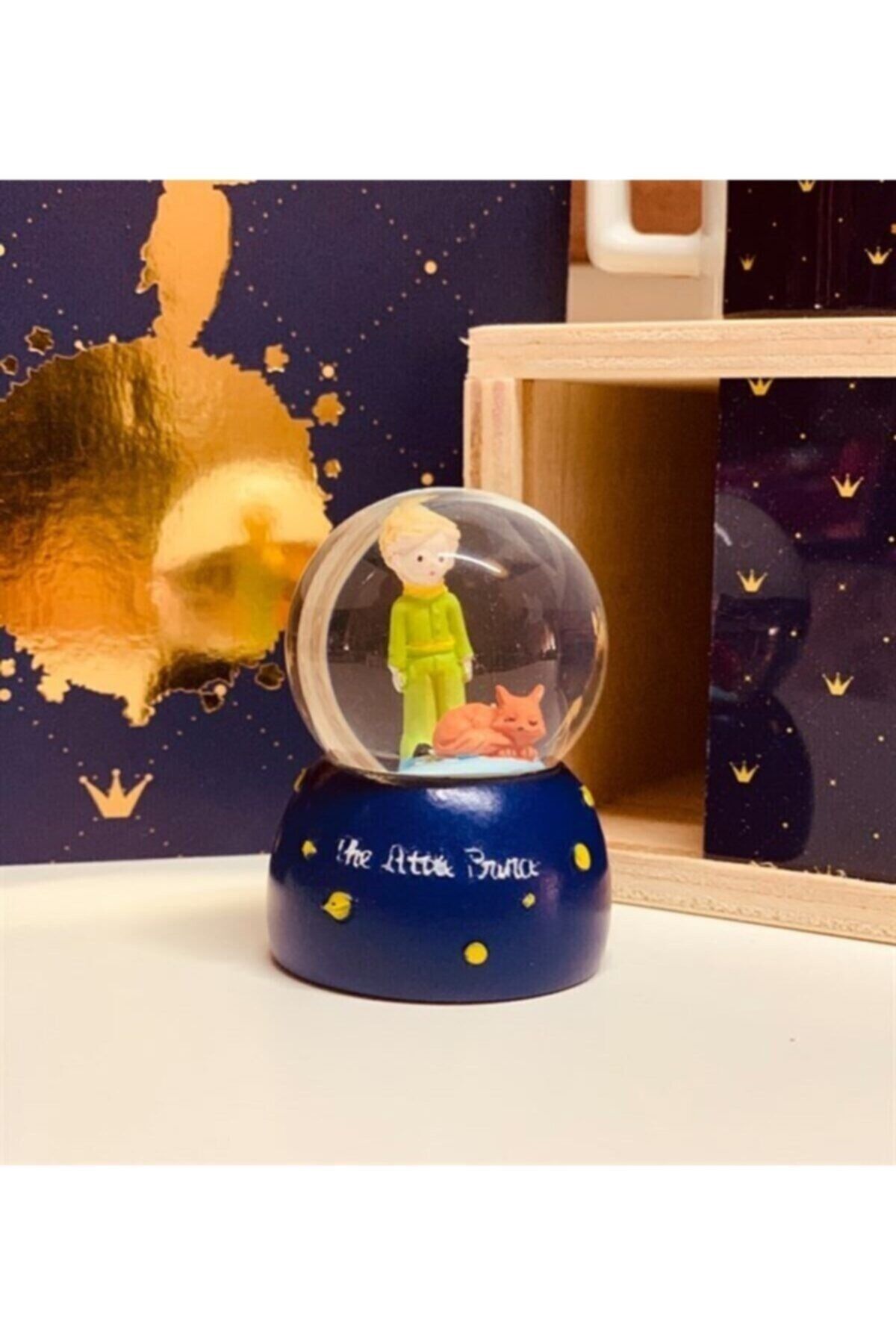 Mini Boy Küçük Prens Kar Küresi Işıklı 6.5 Cm Tek Ebat