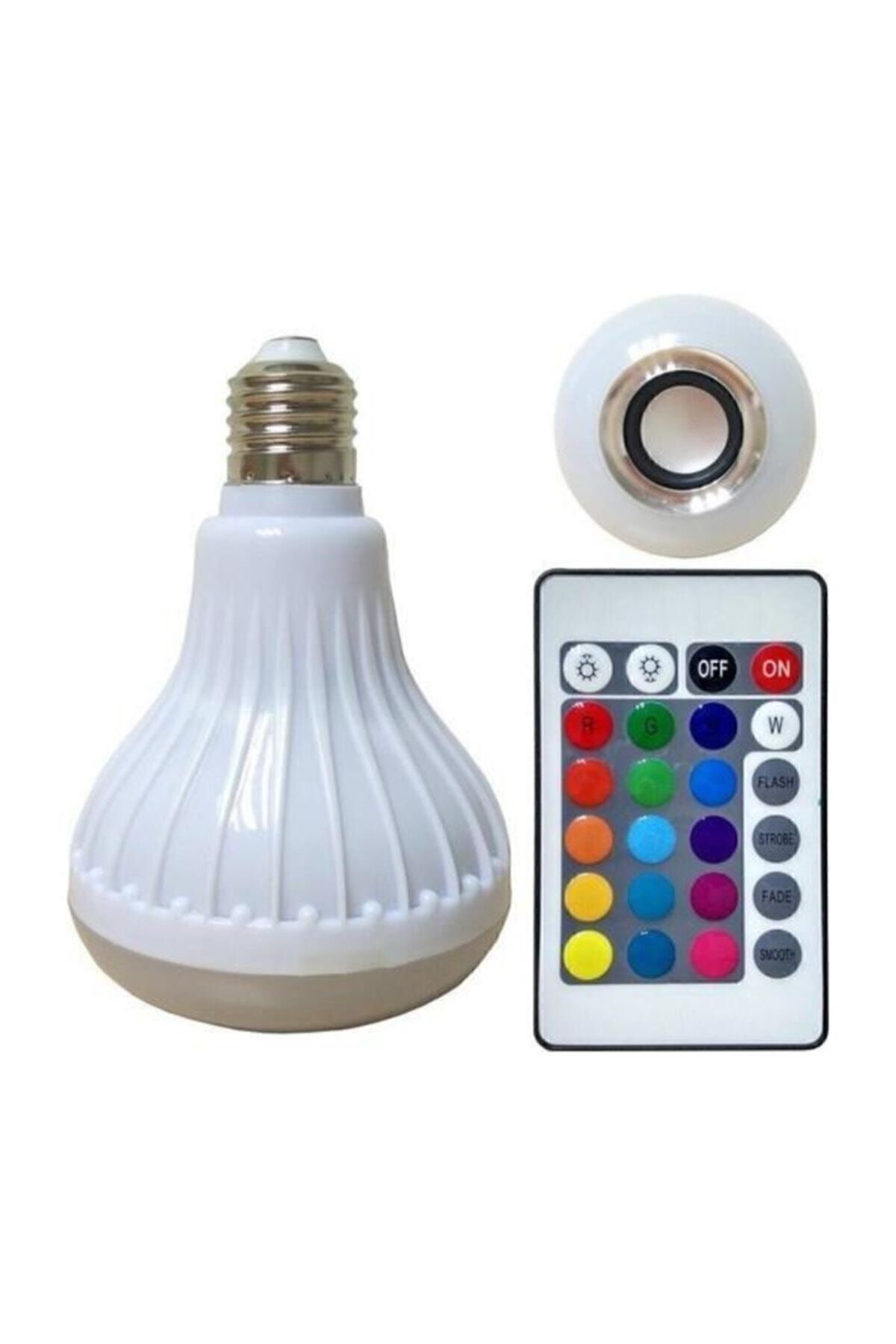 Juston Bluetooth Hoparlör Akıllı Led Ampül Lamba NoColor-c03fcb79 - Tek Ebat