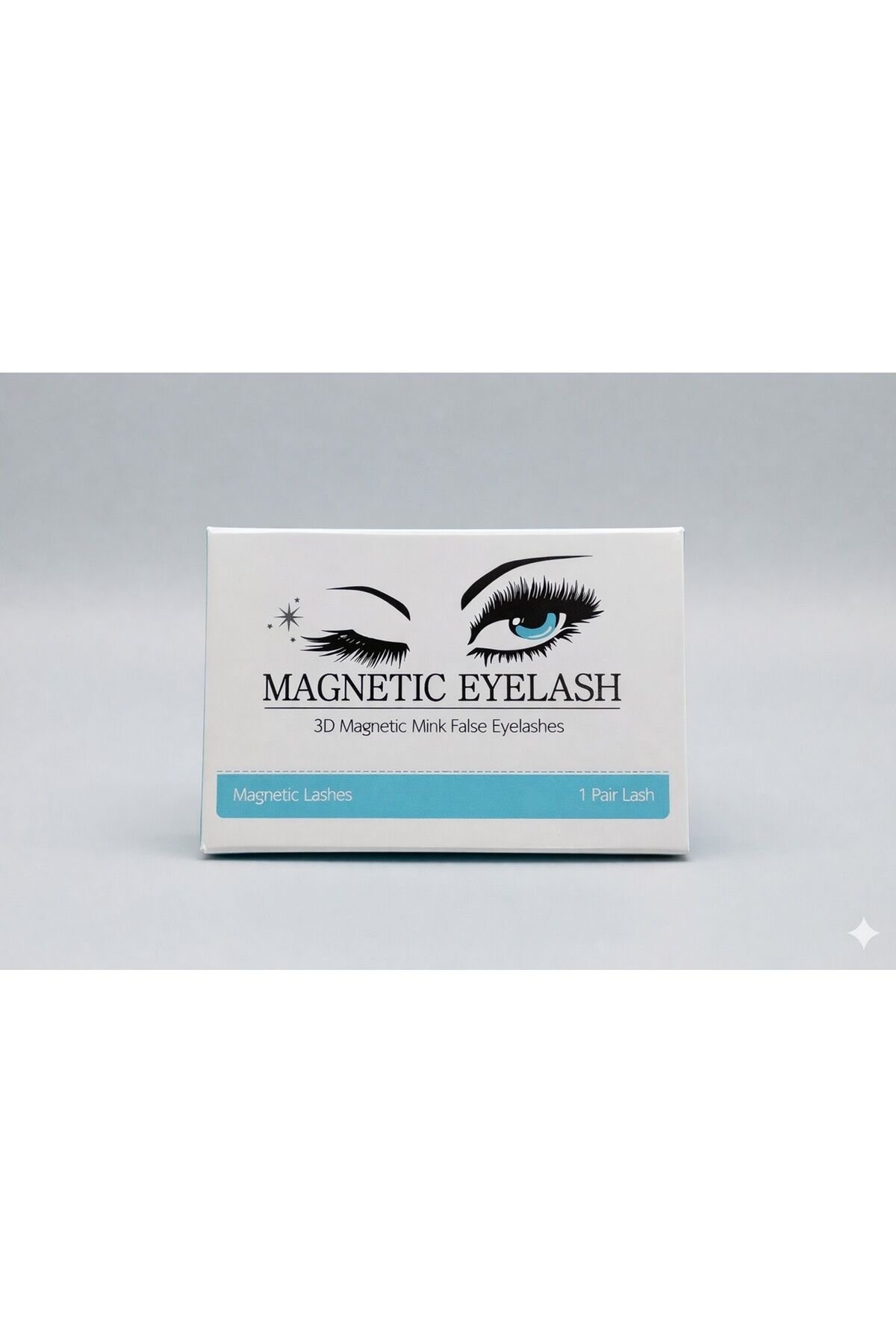 Manyetik Takma Kirpik 3D Mink – Yapıştırıcısız Magnetic Eyelash (1 Çift)