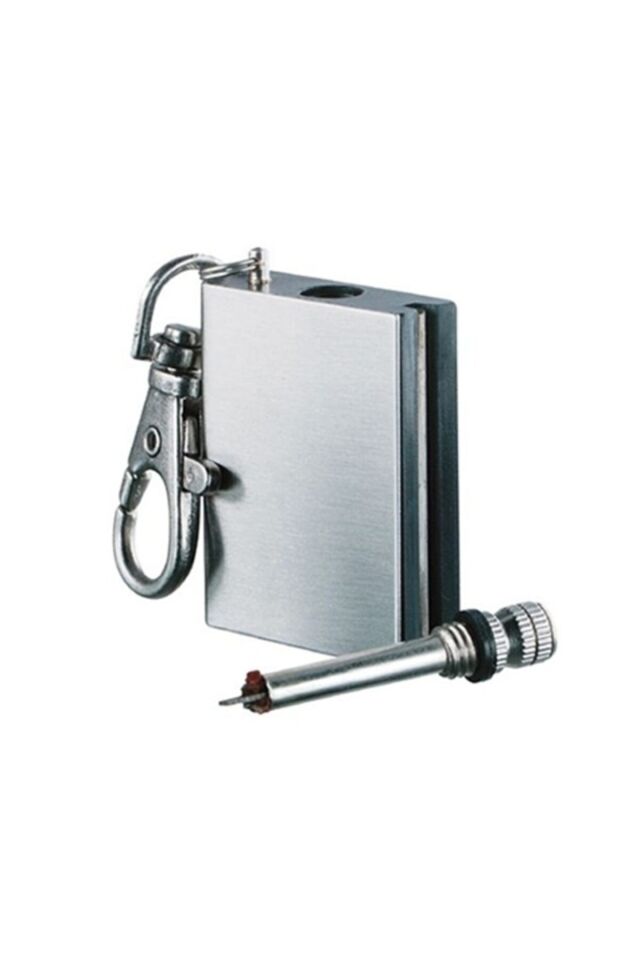 Zippo Clipper Benzini Ile Çalışan Magnezyum Ateşleyici Metal Kibrit Çakmak Tek Ebat