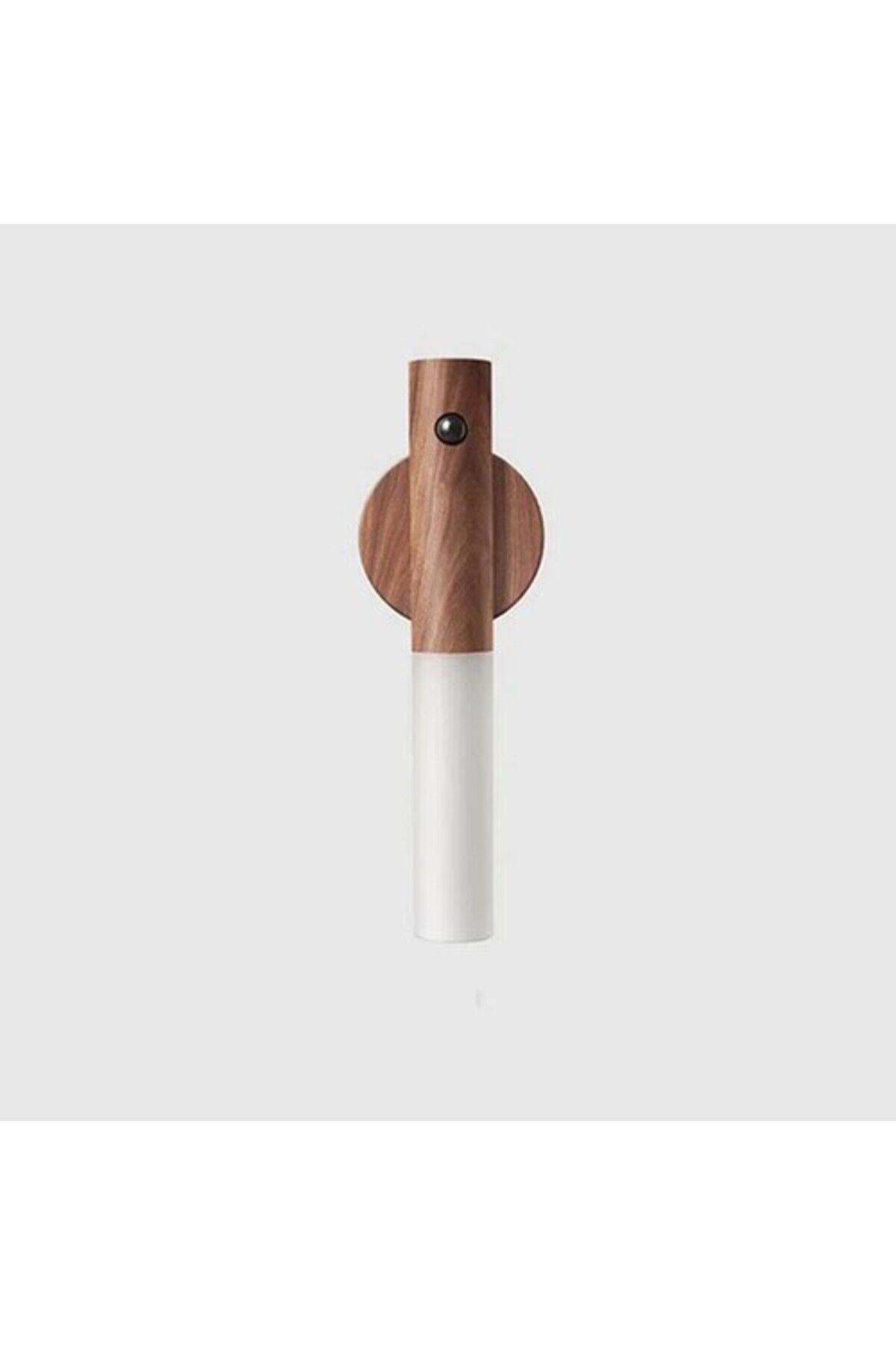 Modern Ahşap Gövdeli Duvar Tipi LED Gece Lambası – USB Şarjlı – Sensörlü Dekoratif Aydınlatma
